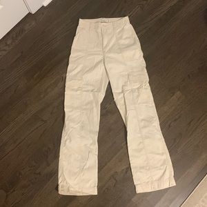 Abercrombie Relaxed Cargo Pants, Cream